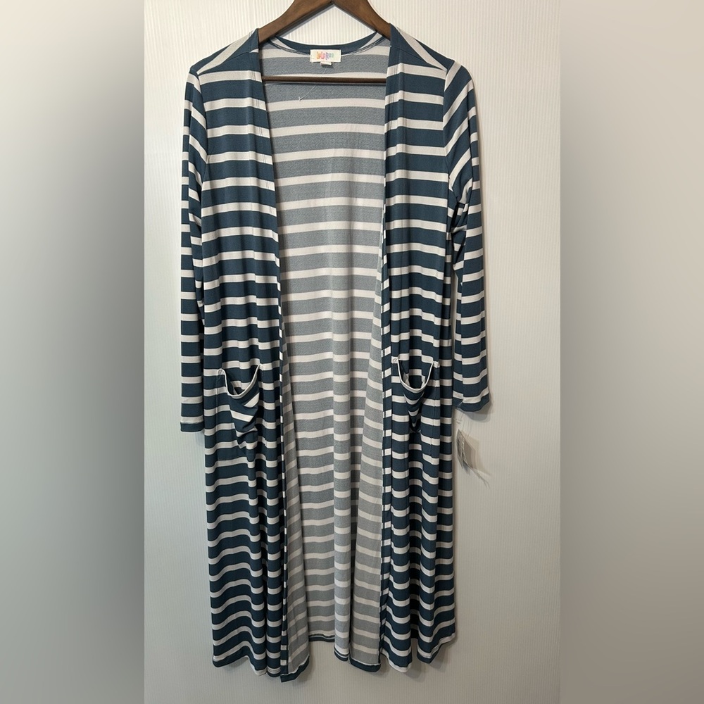 LuLaRoe Sarah Duster Cardigan Medium NWT